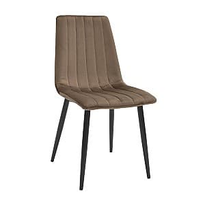 Железный стул DP DC-90P N48 Catifea Brown+Black legs