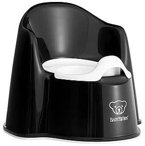 Oala copii BabyBjorn Potty Chair Black/White