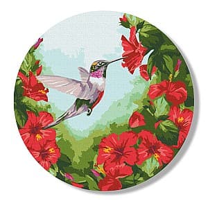 Tablou pe numere BrushMe Colibri D 30 сm (fără cutie) RC00012FC