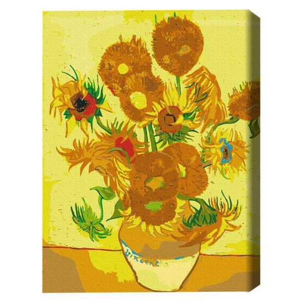 Tablou pe numere BrushMe Floarea-soarelui 40×50 (în cutie) BS8028