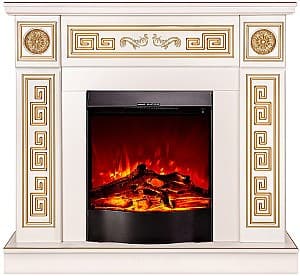 Semineu electric ArtFlame Versailles gold & Corsica