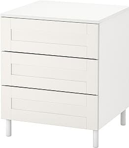 Comoda IKEA Platsa 60x57x73 Alb/Sannidal