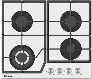 Plita pe gaz incorporabila Backer RIKI 6004 Turbo WH GL