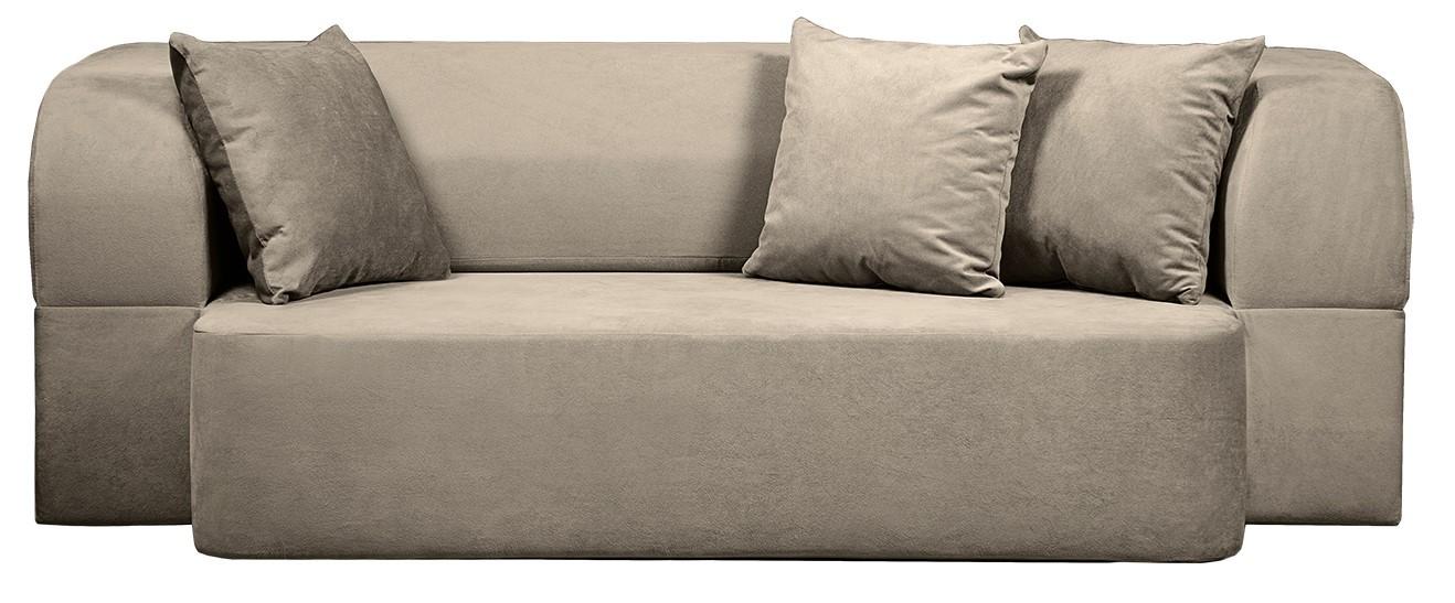 Диван трансформер Edka Meteor 180x140x40 M5 Серо-Коричневый