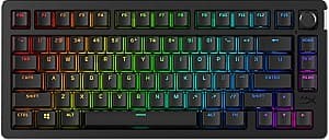 Tastatura gaming HYPERX Alloy Rise 75 RGB Wireless Black (91Y91AA#ACB)