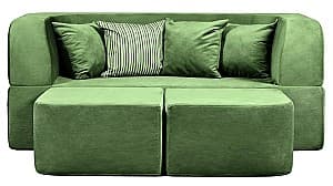 Canapea transformabila Edka Vega 180x200x40 cm M27 Verde