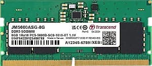 Оперативная память Transcend 8GB DDR5-5600MHz (JM5600ASG-8G)