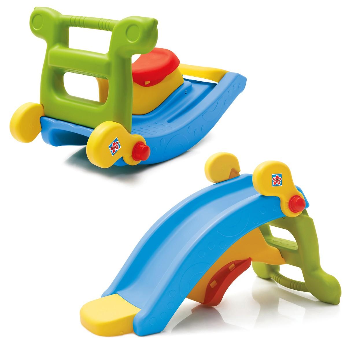 Горка для детей GrowNUp Горка/Качалка 2in1