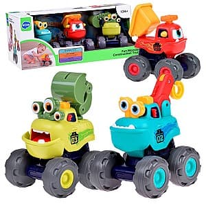 Masina jucarie Hola Toys Monster Trucks 3 modele