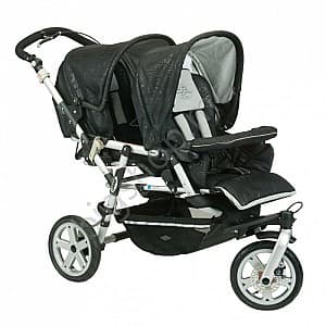 Carucior pentru gemeni Jane Powertwin Pro- Silla (Moonlight)