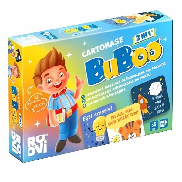 Настольная игра Toys outlet Карточки Buboo 3 в 1 для мальчиков, на рум.