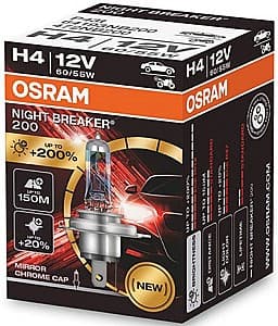 Автомобильная лампа Osram 64193 NB200 +200% H4 12V 60/55W