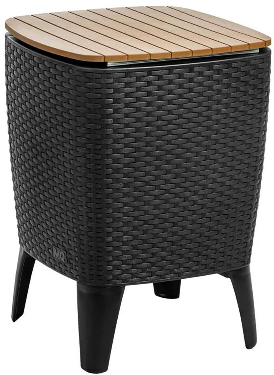 Masa de gradina Sonmez Capri Tabaco (negru) 41.5x41.5