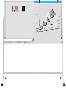 Доска магнитная сухостираемая Costway CB10565WH