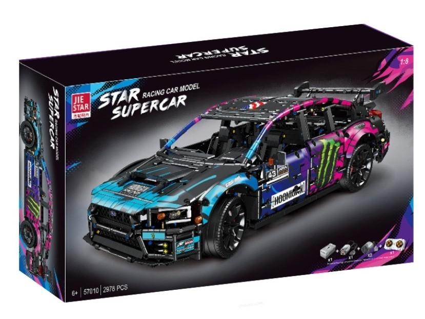 Constructor Jie Star Masina cu RC 1:8 Racing multicolora