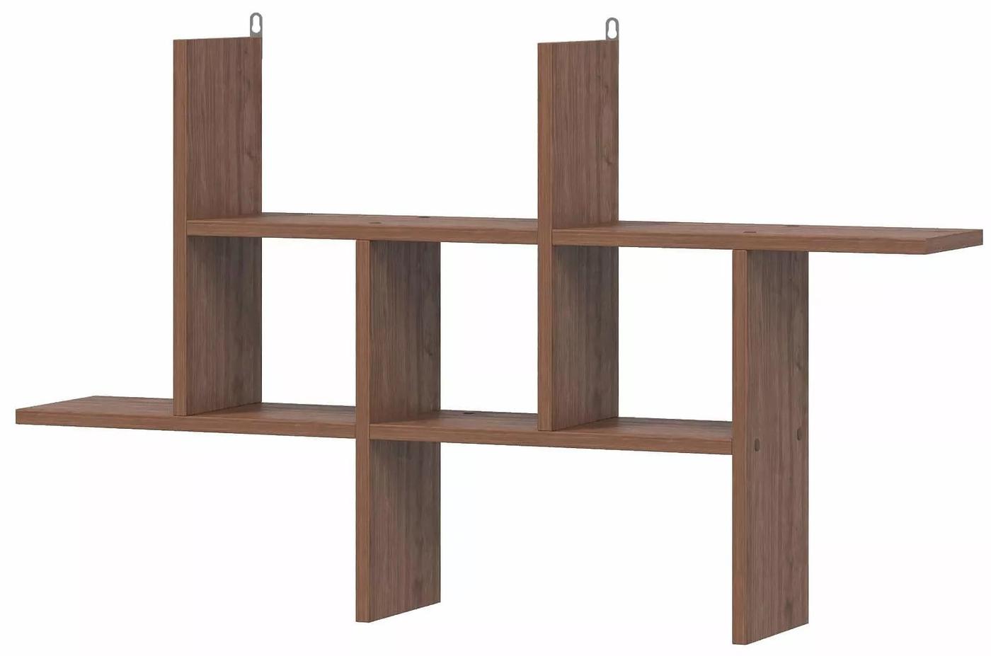 Полка на стену Fabrik Home Rondo Орех Каменный(Коричневый)