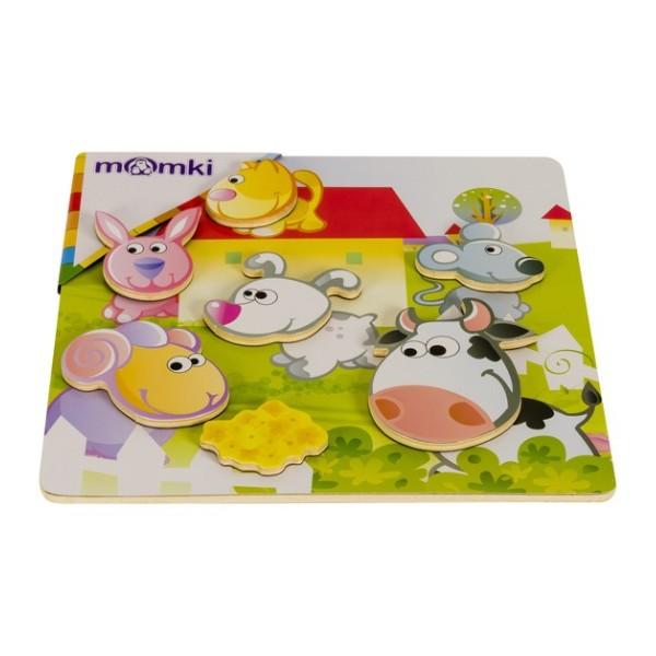 3D Пазл Momki Домашние животные (магнитные)