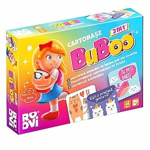 Настольная игра Toys outlet Карточки Buboo 3 в 1 для девочек