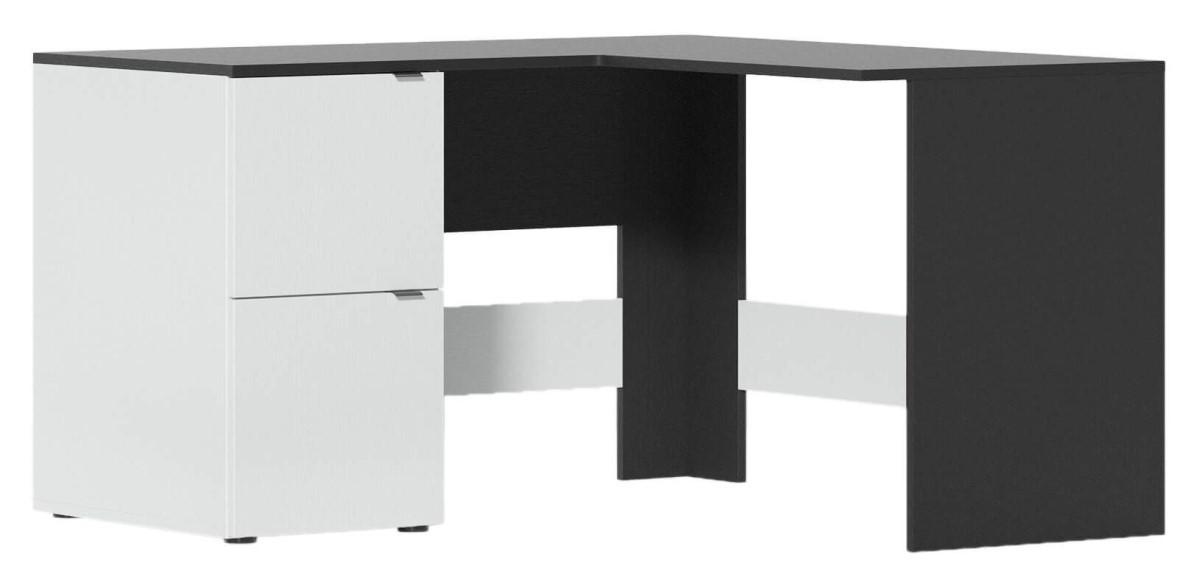 Письменный стол Fabrik Home Mateo (угловой) Черный Ясень / Белый Ясень