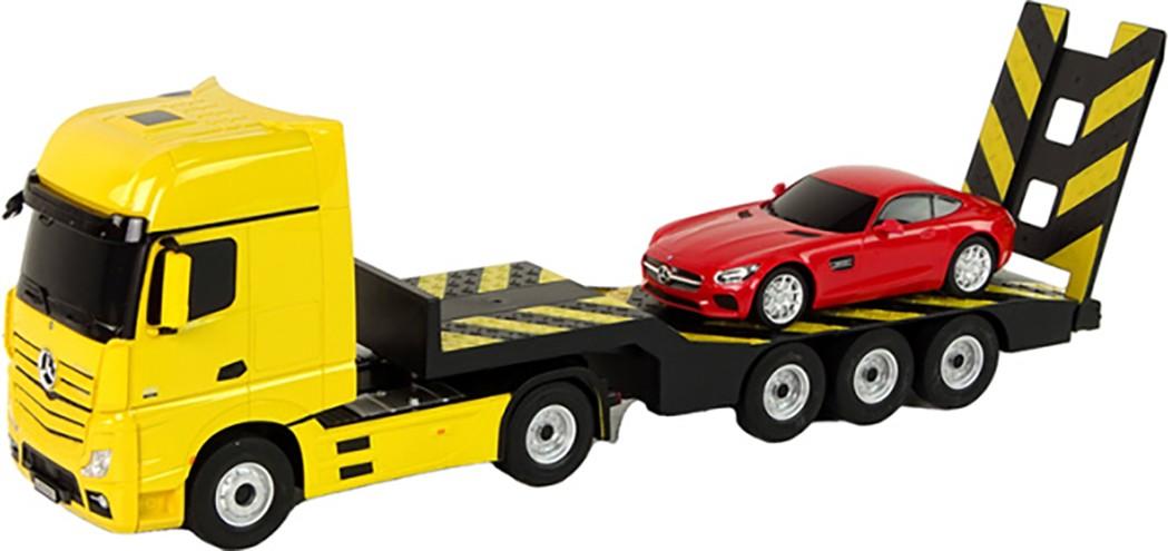 Игрушка на пульте управления Rastar 1:24 Mercedes-Benz Antos Yellow