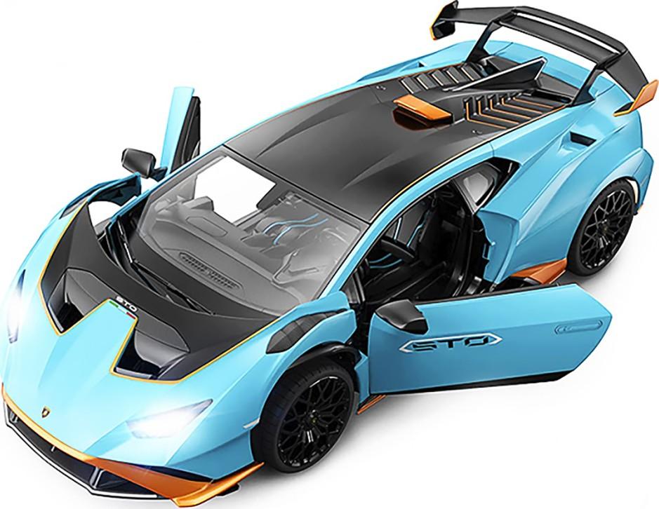 Jucarie teleghidata Rastar 1:14 Lamborghini Huracan STO Blue