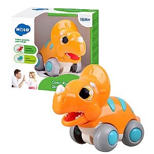 Игрушка каталка Hola Toys Динозавр на ходу Трицератопс