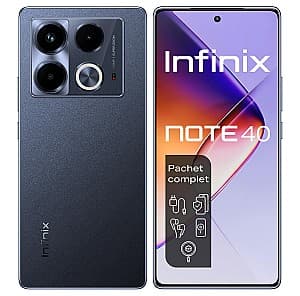 Мобильный телефон INFINIX NOTE 40 8/256GB Obsidian Black