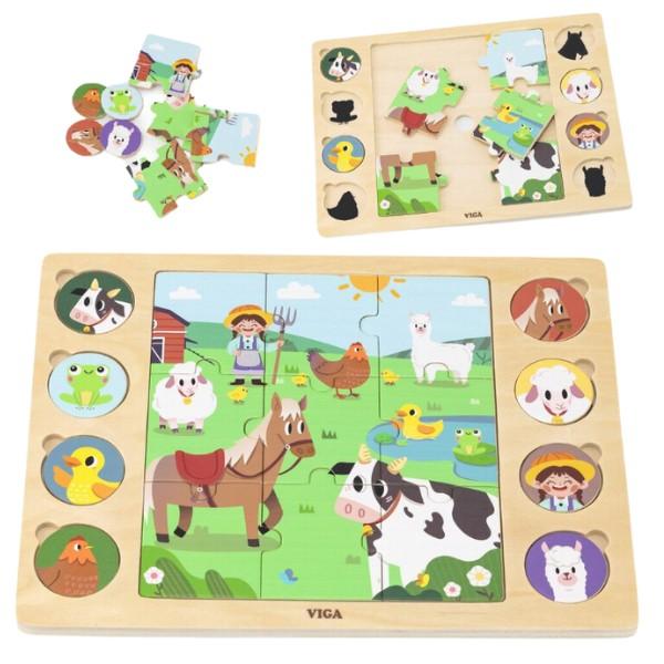 Puzzle VIGA Animale de fermă