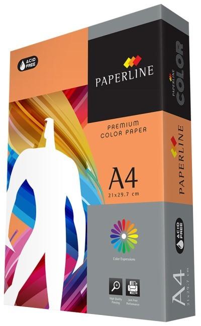 Цветная бумага для принтера Paperline HP ORANGE 80