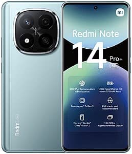 Мобильный телефон Xiaomi Redmi Note 14 Pro+ 5G 12/512ГБ Blue