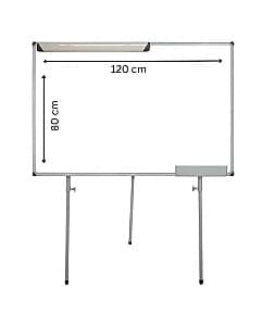 Tabla flipchart INTERPANO 80x120 cm, INT-619-5F