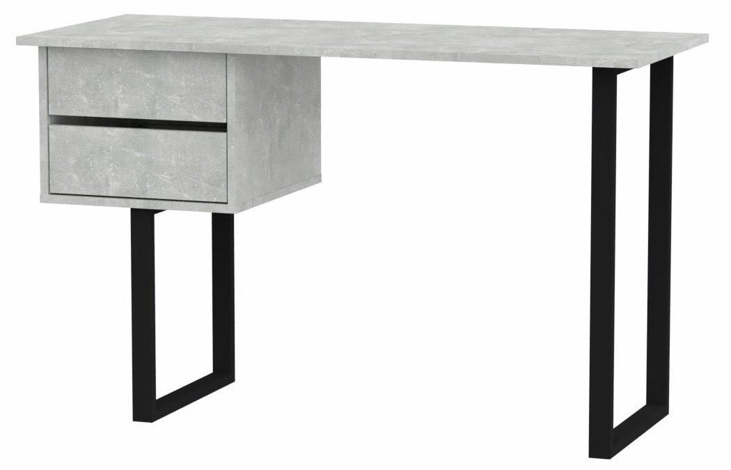 Письменный стол KompaniT Лофт-3 Ателье Светлый (Серый)
