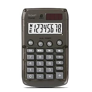 Calculator de masa Rebell 8 cifre, 113x67 mm, 504852, Negru