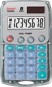 Calculator de masa Rebell Starlet, 8 cifre, 113x67 mm, 504371