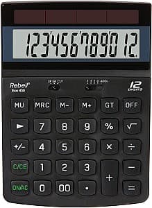 Calculator de masa Rebell Eco450, 12 cifre, 184x133 mm, 504111