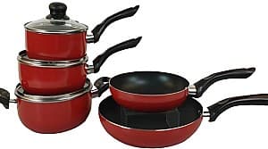 Set vase de gatit 4Life HotChef Non Stick Red 8pcs