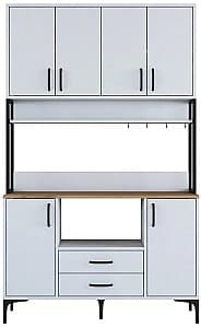 Set bucatarie Mirage Meble JE169 Alb/Nuc (Bej)