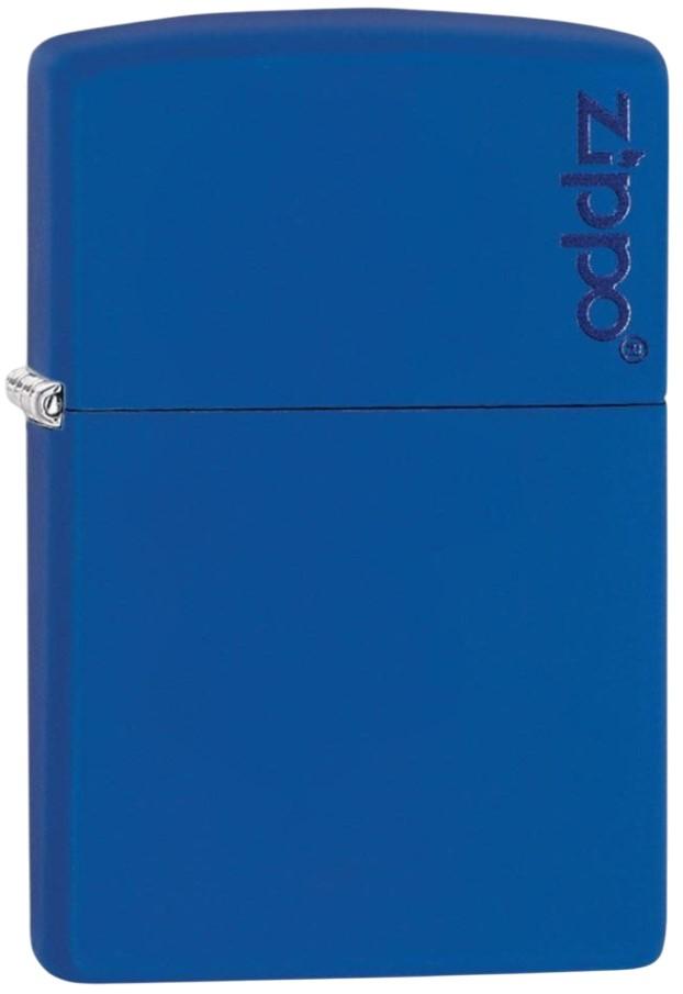 Зажигалка Zippo Royal Blue Matte Logo 229ZL