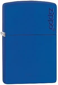 Зажигалка Zippo Royal Blue Matte Logo 229ZL