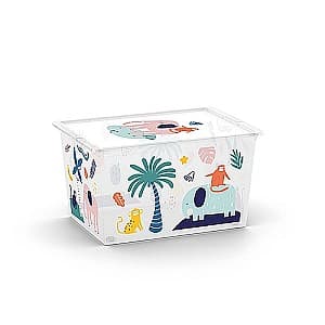 Cos pentru jucarii KIS C-box XL Wild Animals 50l