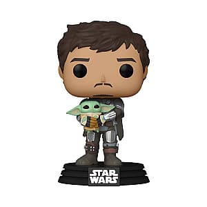 Figurina personaj Funko Pop Mandalorian si Grogu (54525)