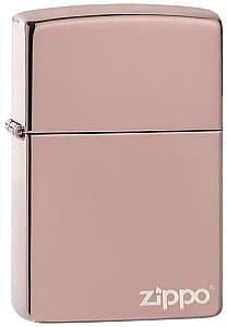 Зажигалка Zippo High Polish Rose Gold Logo 49190ZL