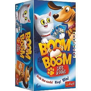 Настольная игра Trefl 02004 "Boom Boom Кошки и собаки"