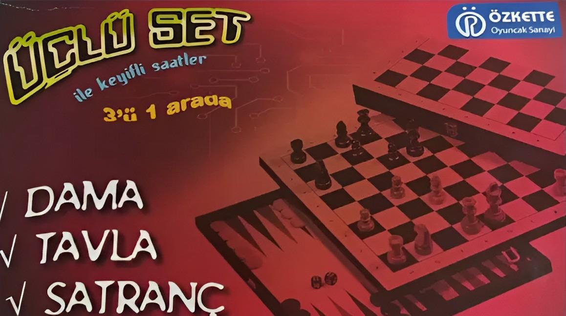 Настольная игра PRC "Шахматы 3 в 1" 231275