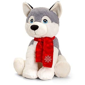 Jucarie de plus Keel Toys Husky cu fular (SX8157)