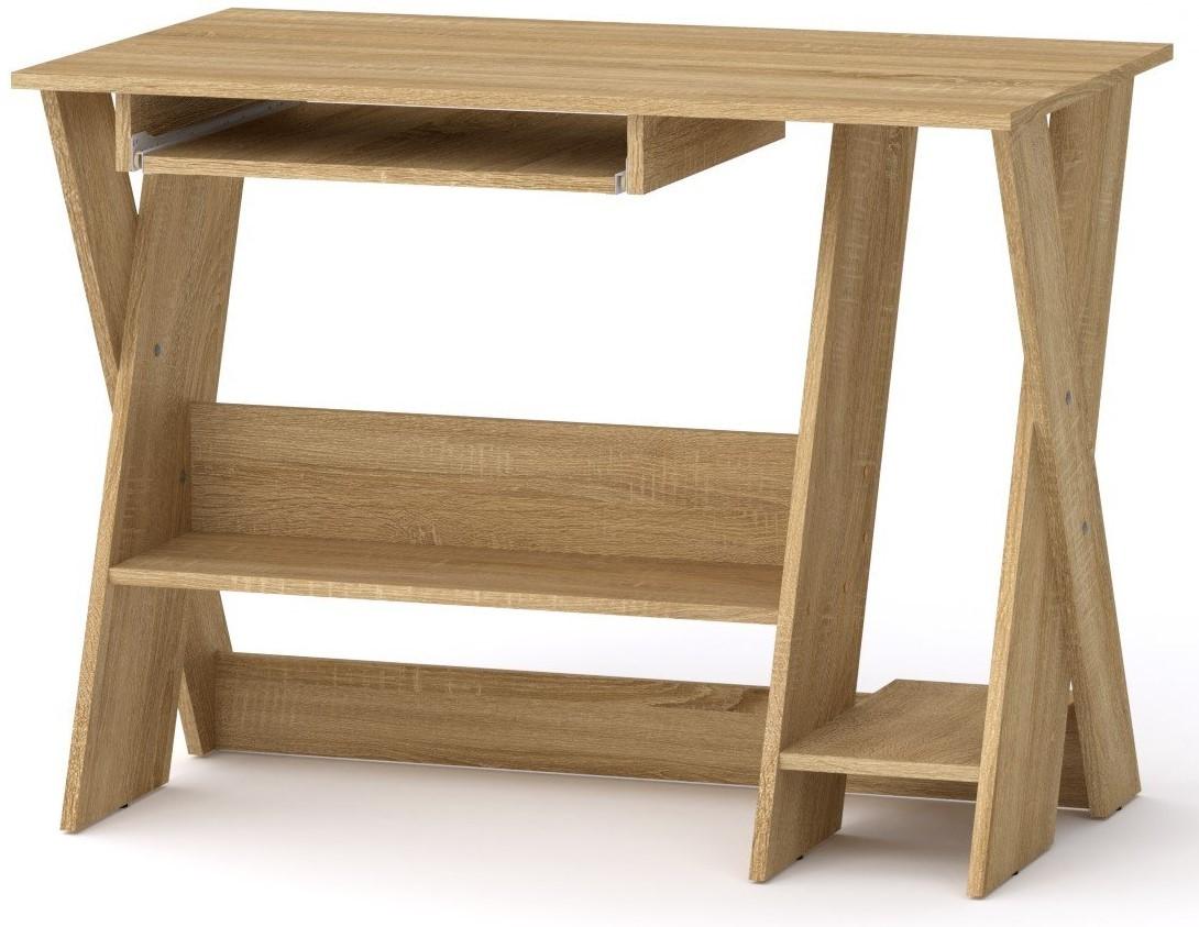 Masa de birou KompaniT SKM-4 NEW Stejar Sonoma