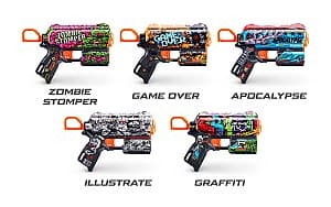 Arma jucarie X-Shot Skins Flux Gun, 5 tipuri (660130)