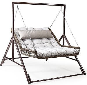 Садовые качели Capri Bed Double Brown