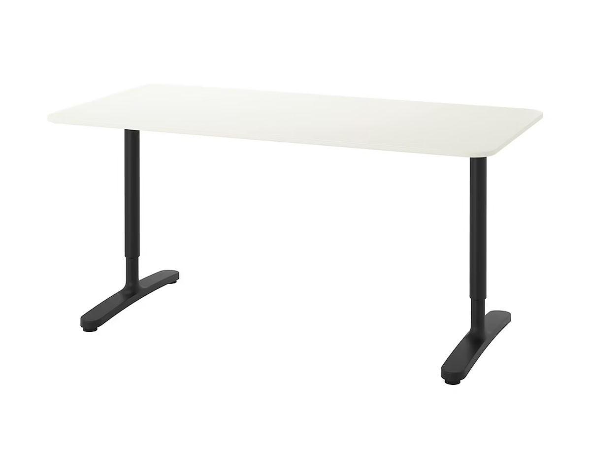 Письменный стол IKEA Bekant White-Black 160×80 см