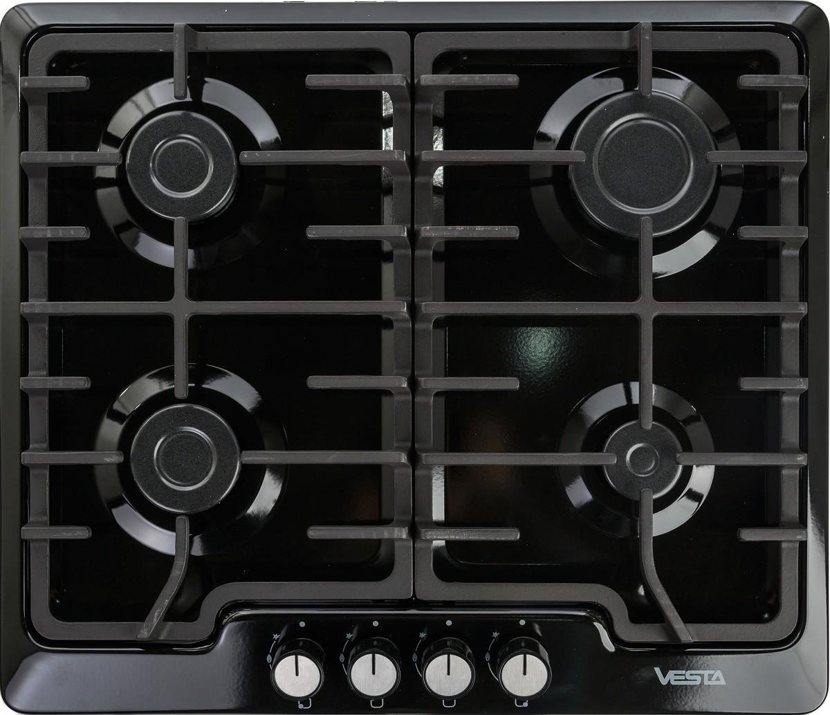 Plita pe gaz incorporabila Vesta BHF6060ICE/BL